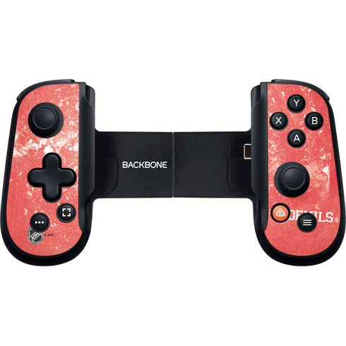 NHL New Jersey Devils Frozen Backbone One for iPhone Game Controller Skin